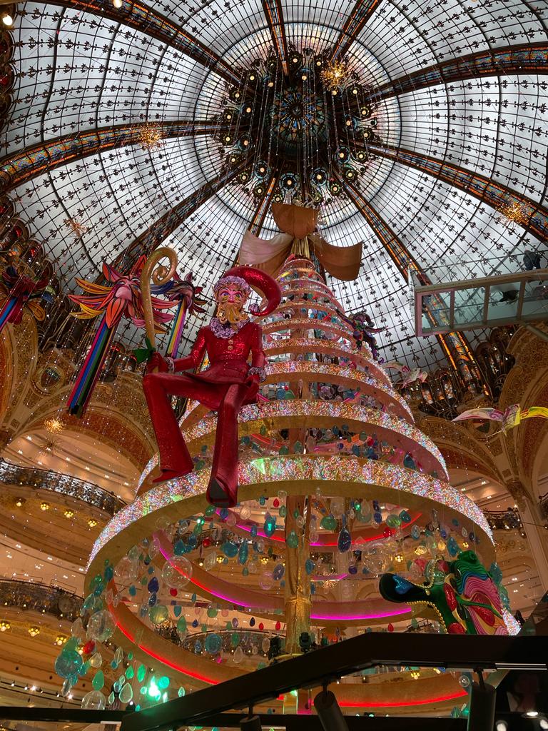 Christmas at Galeries Lafayette